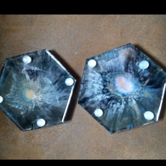 Set of handcrafted coaters - Picture 4 of 4